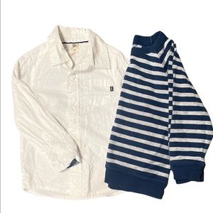 4T Button down shirt and sweater, Baby Gap and Baby B’gosh